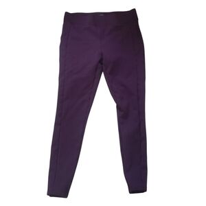 Loft Burgundy Purple Leggings Womens M‎ Casual Pants Comfy Everyday Loungewear